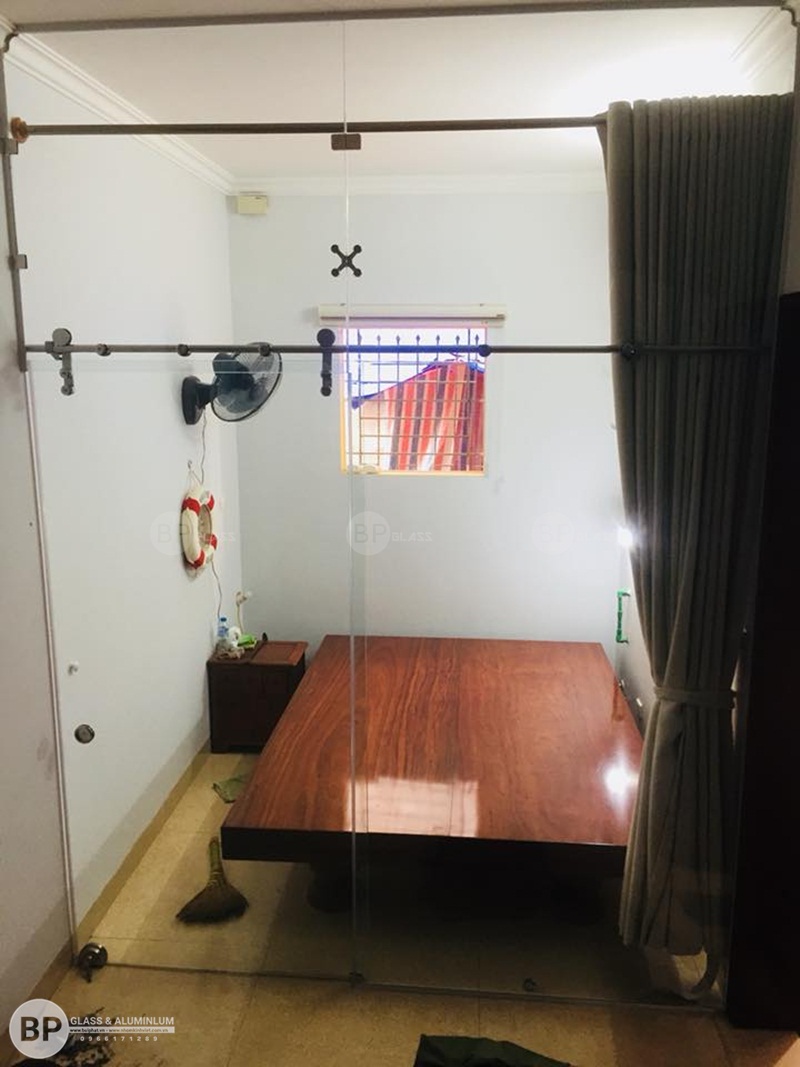 Lắp cửa kính lùa anh Ngô 394 Mỹ Đình buiphat.vn